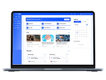 Alrowad ERP school dashboard overview